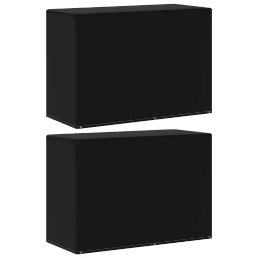 Funda Muebles Jardín Barbacoa Gas 2 Uds 6 Ojales 180x80x125 cm
