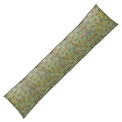 Red de Camuflaje Con Bolsa de Almacenamiento Verde 1,5x8 m