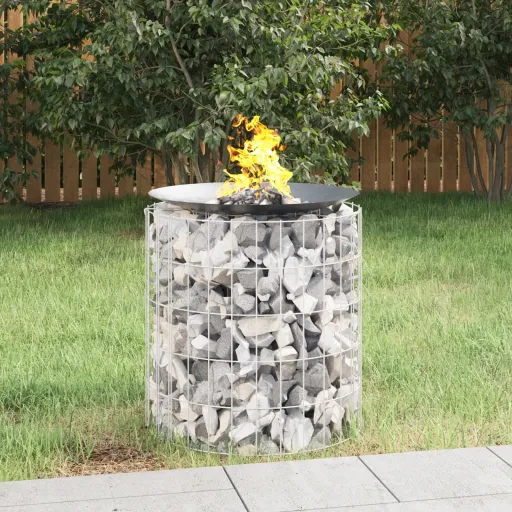 Brasero de Gaviones Hierro Galvanizado Ø50 cm