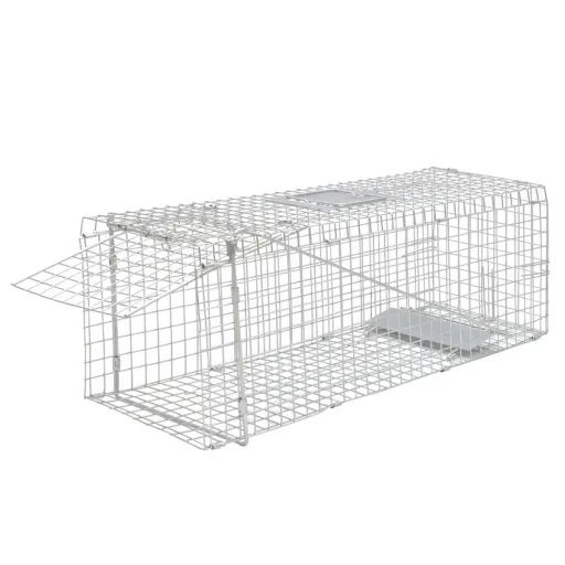 Trampa Galvanizada Para Animales Vivos 80 cm
