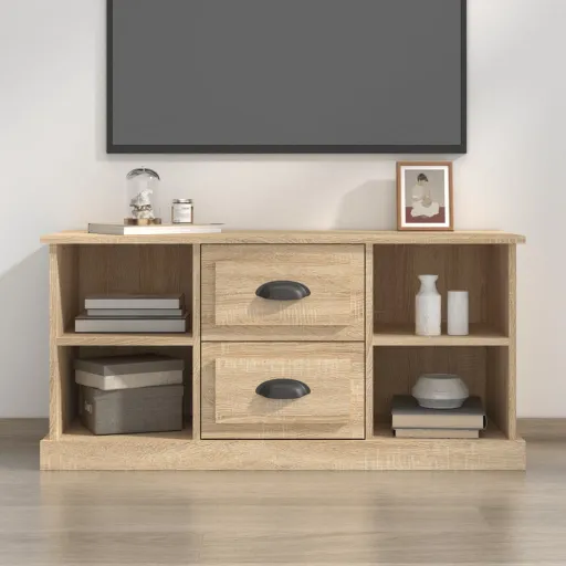 Mueble Para TV Madera Contrachapada Roble Sonoma 99,5x35,5x48cm