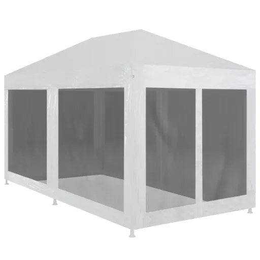 Carpa de Celebraciones Con 6 Paredes de Malla 6x3 m
