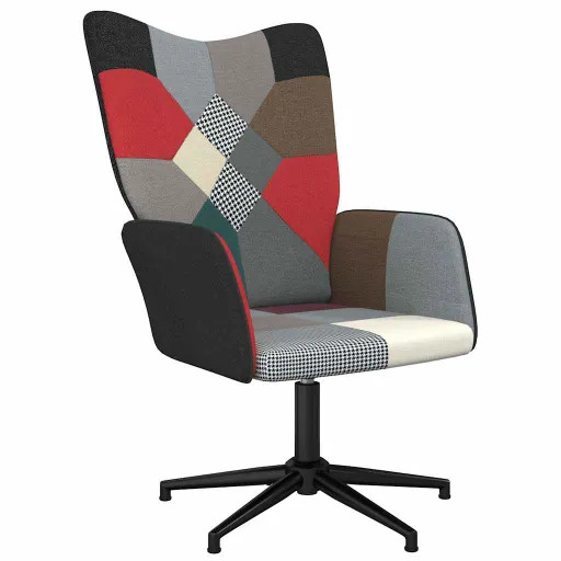 Silla de Relax de Tela Patchwork