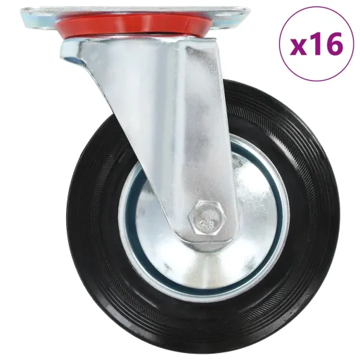 Ruedas Giratorias 16 Unidades 160 mm