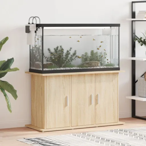Soporte de Acuario Madera Ingeniería Roble Sonoma 101x41x58 cm