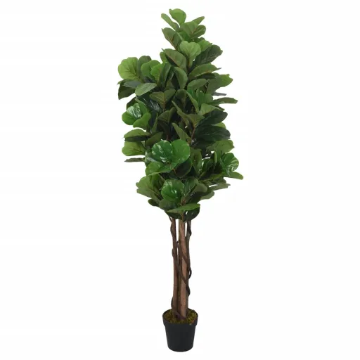 Higuera de Hojas de Violín Artificial 180 Hojas Verde 150 cm