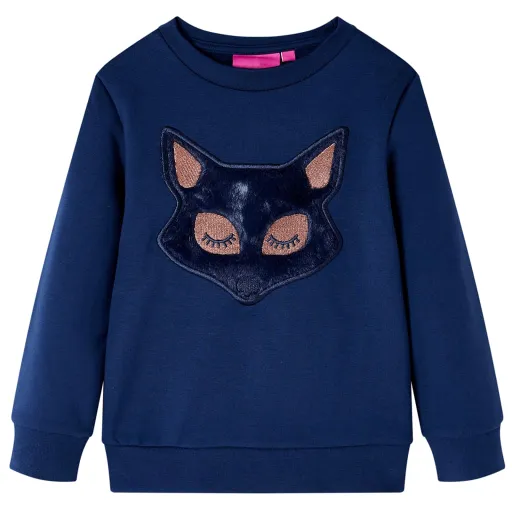 Sudadera Infantil Azul Marino 128