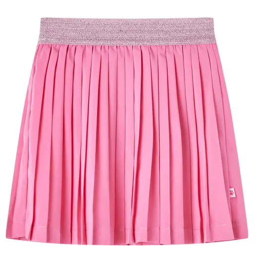 Falda Plisada Infantil Rosa 140