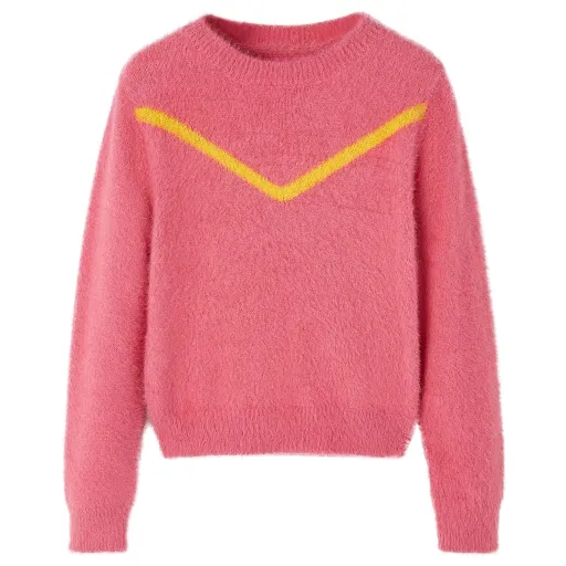 Jersey de Punto Infantil Rosa 140