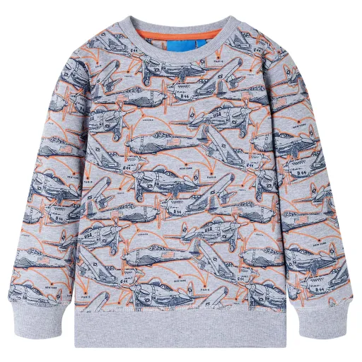 Sudadera Infantil Gris Mélange 104