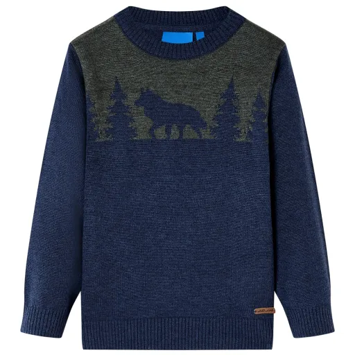 Jersey de Punto Infantil Azul Marino 104