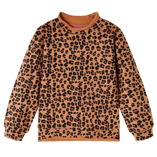 Sudadera Infantil Color Coñac Claro 104