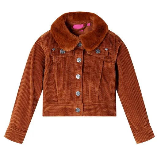 Chaqueta Infantil Pana Color Coñac 104