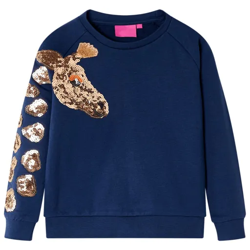 Sudadera Infantil Azul Marino 104