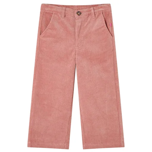 Pantalón Infantil Pana Rosa Envejecido 92