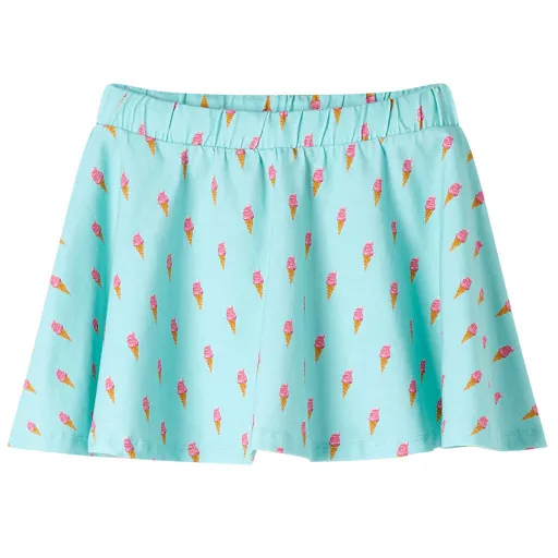 Falda Infantil Menta Claro 128