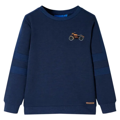 Sudadera Infantil Azul Marino Mélange 92