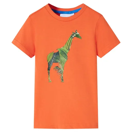 Camiseta Infantil Naranja 116