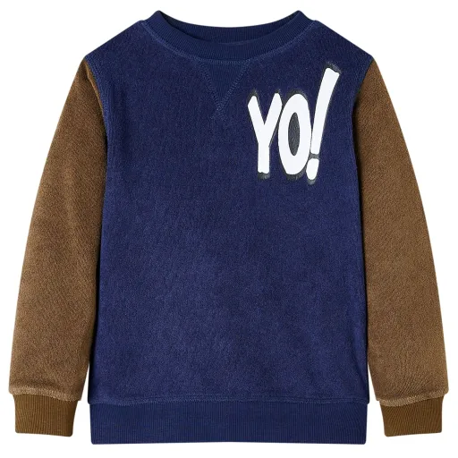 Sudadera Infantil Azul Marino Oscuro 140
