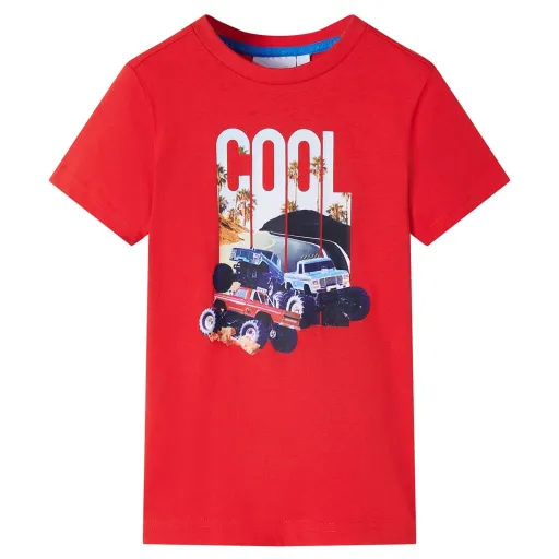 Camiseta Infantil Rojo 104