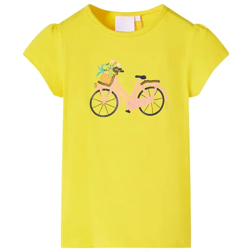 Camiseta Infantil Amarillo 128