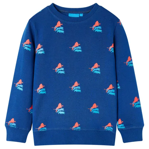 Sudadera Infantil Azul Oscuro 140