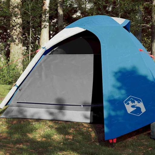 Tienda de Campaña Iglú Para 3 Personas Impermeable Azul