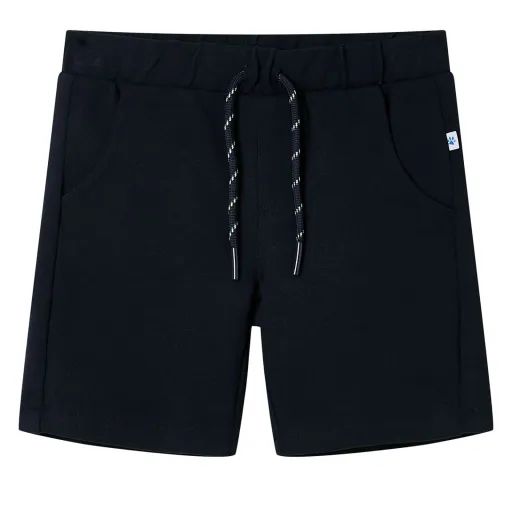 Pantalón Corto Infantil Con Cordón Azul Marino 116
