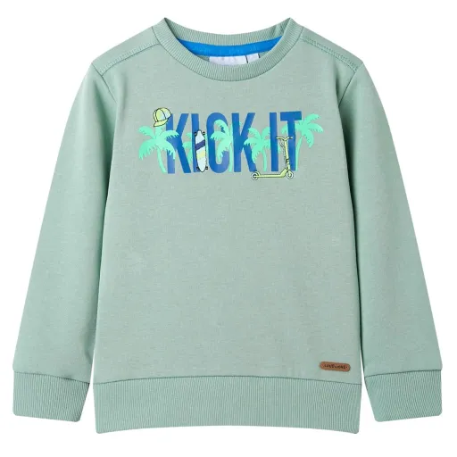 Sudadera Infantil Caqui Claro 116