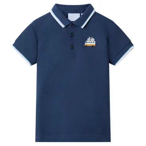 Polo Infantil Azul Oscuro 116