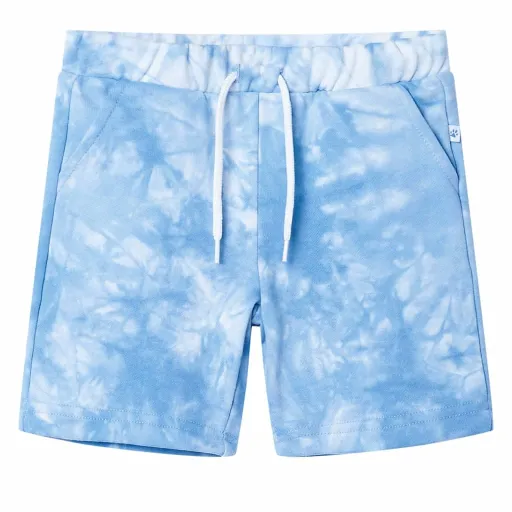 Pantalones Cortos Infantiles Con Cordón Azul Suave 128