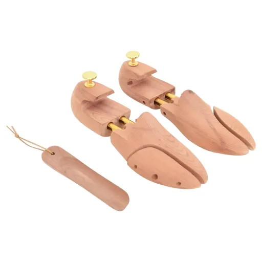 Estirador de Zapatos Con Calzador EU 42-43 Madera Maciza Cedro