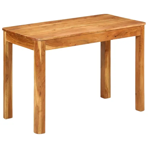 Mesa de Comedor Madera Maciza de Acacia 110x55x76 cm