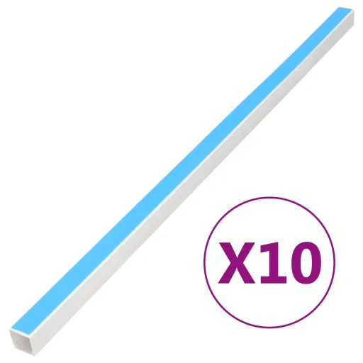 Canaletas Para Cables Autoadhesivas PVC 25x25 mm 10 m