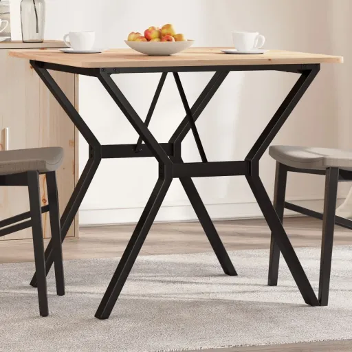 Patas de Mesa de Comedor Estructura Y Acero 70x70x73 cm