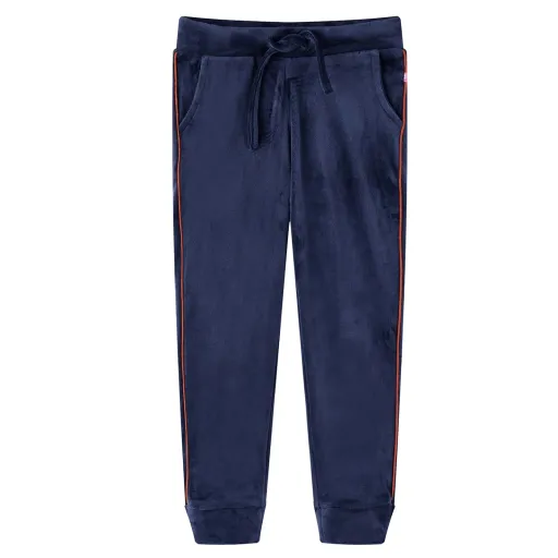 Pantalones de Chándal Infantiles Azul Marino 128