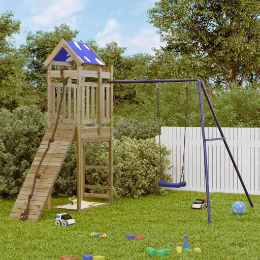Parque Infantil de Exterior Madera de Pino Impregnada