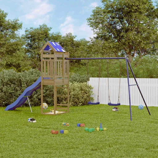 Parque Infantil de Exterior Madera de Pino Impregnada