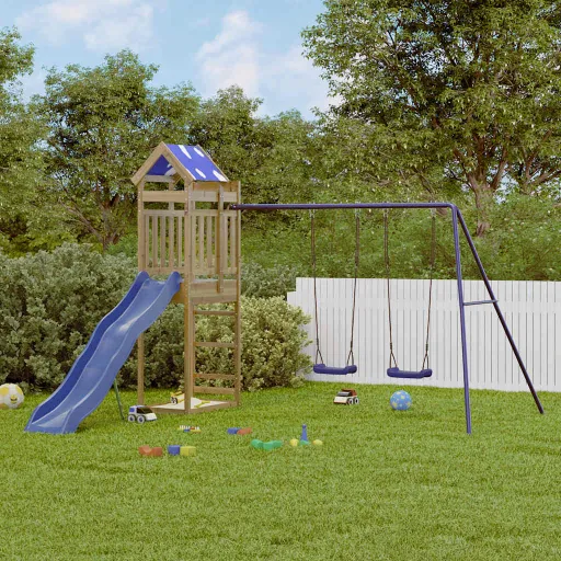 Parque Infantil de Exterior Madera de Pino Impregnada