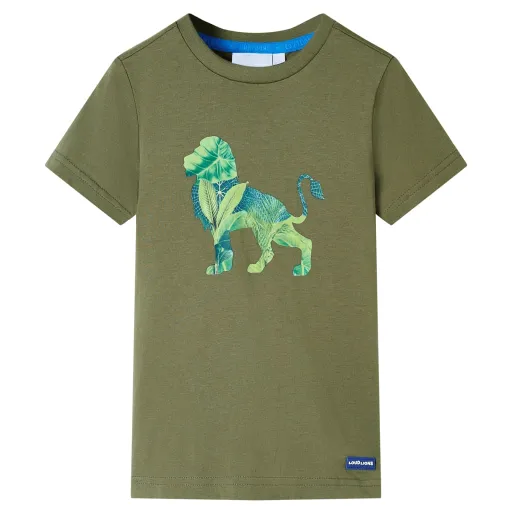 Camiseta Infantil Caqui 140