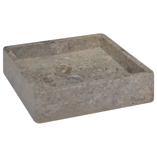Lavabo Gris Mármol 40x40x10 cm