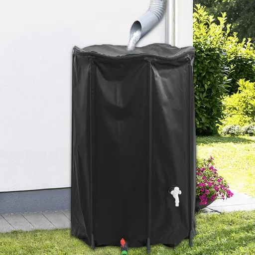 Depósito de Agua Plegable Con Grifo PVC 1000 l