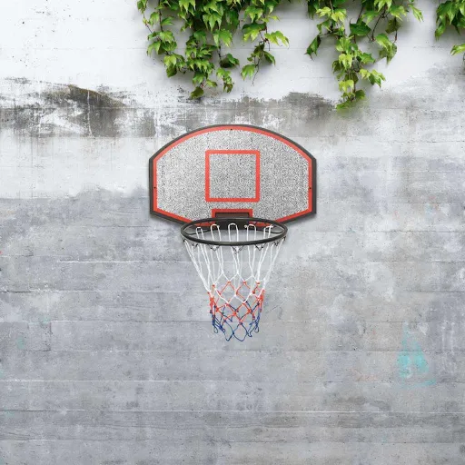 Tablero de Baloncesto Polietileno Negro 71x45x2 cm