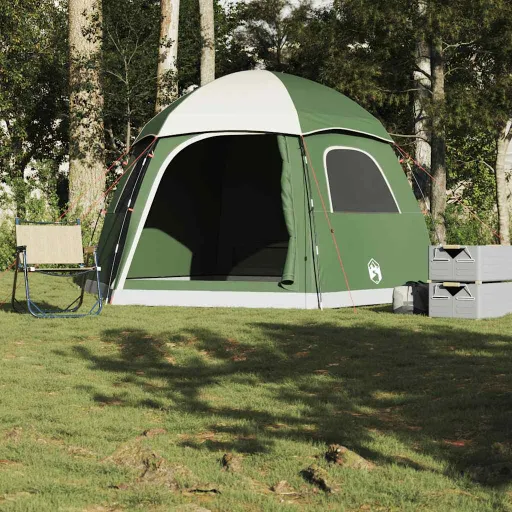 Tienda de Campaña Familiar Igloo 6 Personas Impermeable Verde