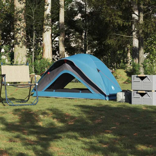 Tienda de Campaña Para 1 Persona Impermeable Azul