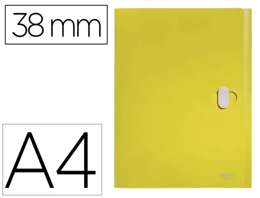 Carpeta de Proyectos Leitz Recycle Din a4 Polipropileno Lomo 38 mm Amarillo