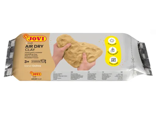 Pasta Para Modelar Jovi Air Dry Clay 250 g Color Ocre