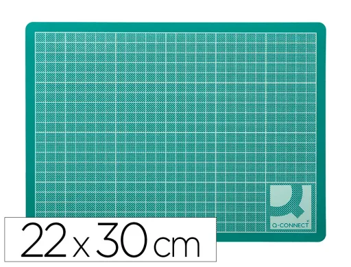 Plancha Para Corte q-Connect Din a4 3 mm Grosor Color Verde