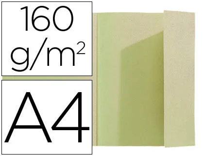 Subcarpeta Exacompta Din a4 Verde 160g/m2 Con Solapa Interior