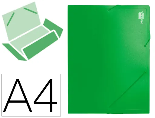 Carpeta Liderpapel Portadocumentos 36903 Polipropileno Dina4 Verde Lomo 50 mm